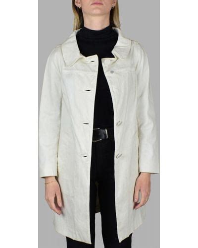 white prada coat